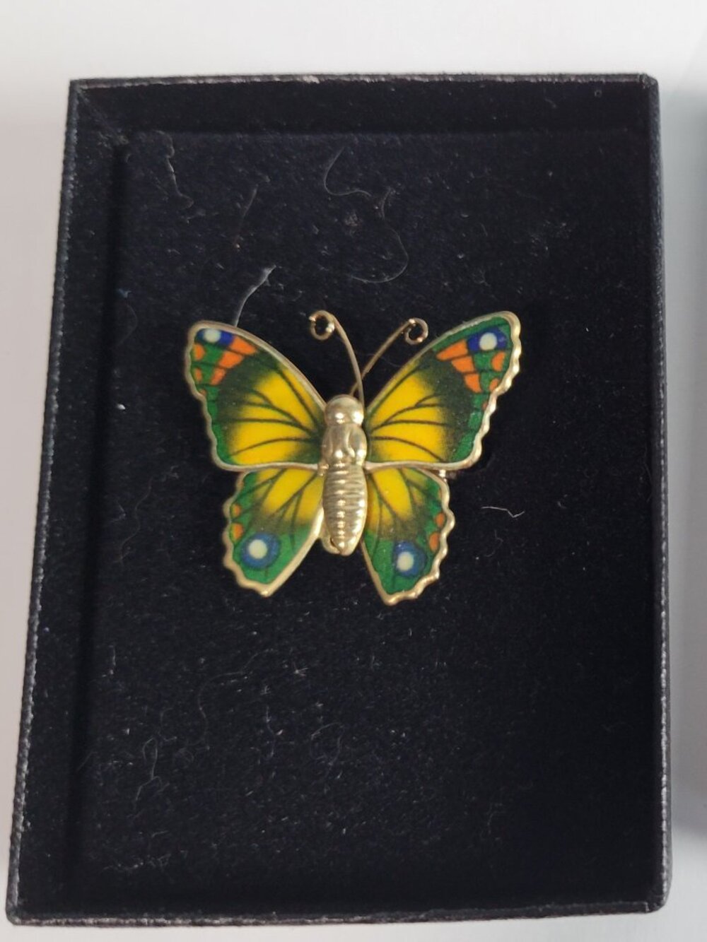 Vintage Ronté of Beverly Hills butterfly brooch